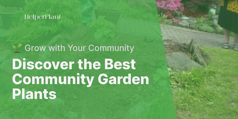 Discover the Best Community Garden Plants - 🌱 Grow with Your Community