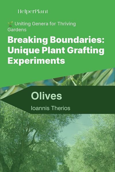 Breaking Boundaries: Unique Plant Grafting Experiments - 🌱 Uniting Genera for Thriving Gardens