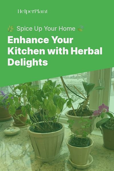 Enhance Your Kitchen with Herbal Delights - 🌿 Spice Up Your Home 🍃