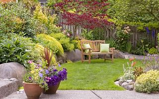 What are some garden design ideas to turn your yard into a beautiful space?